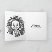  Prinses Gepersonaliseerde Verjaardag Kaart (Binnen)