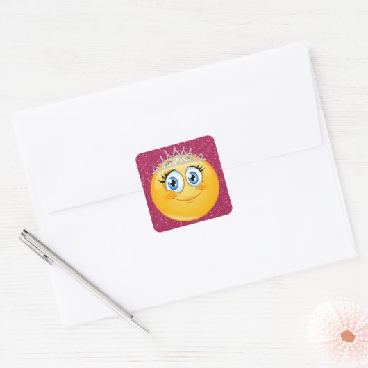 Prinses Gezicht Sticker - SRF (Envelop)