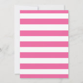 Prinses Giraffe Pink Baby shower Uitnodiging (Achterkant)