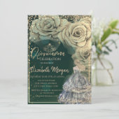 Prinses, Gold Tiara, diamanten Rozen Kaart (Staand voorkant)