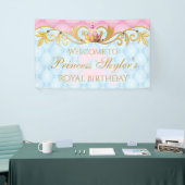 prinses, gouden en roze banner (Beurs)