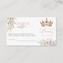 Prinses Gouden Kroon Baby Shower Luier Raffle