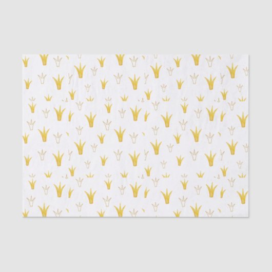 Prinses Gouden Kroon Tissuepapier (Voorkant)