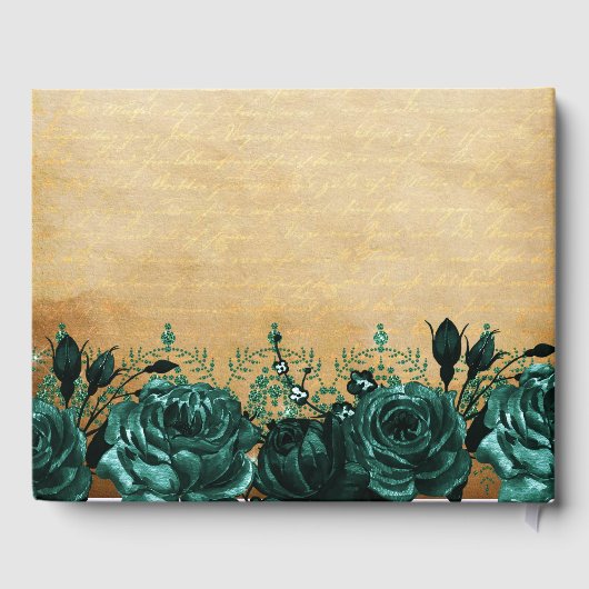  prinses Green Butterfly Quinceañera Gastenboek (Achterkant)