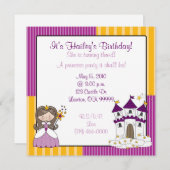 prinses Het is Hailey's verjaardag! Kaart (Voorkant / Achterkant)