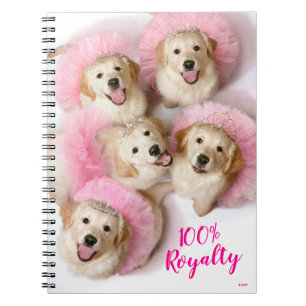 Prinses Honden in Diademen Notitieboek