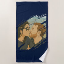 Prinses houdt van strandlaken