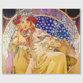 Prinses Hyacinth Poster van Alphonse Mucha Cadeaupapier (Vlak)