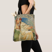 Prinses Hyacinth van Alphonse Mucha Tote Bag (Dichtbij)