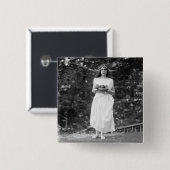 prinses Ida Cantacuzene: 1922 Vierkante Button 5,1 Cm (Voorkant /achterkant)
