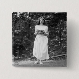 prinses Ida Cantacuzene: 1922 Vierkante Button 5,1 Cm
