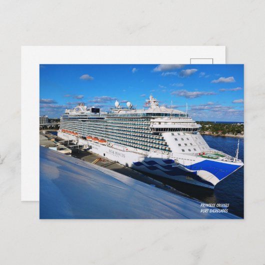 Prinses in de haven briefkaart (Voorkant / Achterkant)