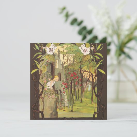 prinses in het bos (Staand voorkant)