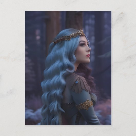 Prinses in het bos briefkaart (Voorkant)