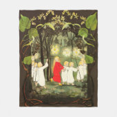 Prinses in het bos Sibylle Von Olfers Fleece Deken (Voorkant)