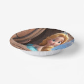 Prinses in het kasteel papieren kommen (Gebogen)