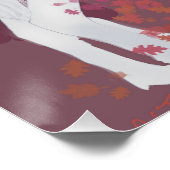 Prinses in het roze bos | sprookje | grillig perfect poster (Hoek)