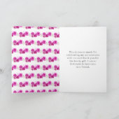 Prinses in Hot Pink Dress Quinceanera Bedankt (Binnen)