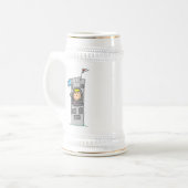 Prinses in Kasteeltoren Bierpul (Voorkant links)