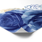 Prinses in Navy Blue Dress Quinceanera Welkom Poster (Hoek)