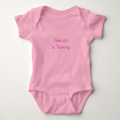 Prinses in opleiding romper (Voorkant)