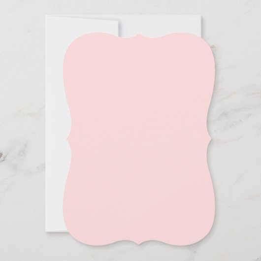 Prinses in Prink Uitnodiging voor verjaardag (Achterkant)