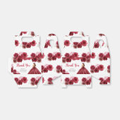 Prinses in rode jurk Quinceanera Bedankt Bedankdoosjes (Uitgevouwen)