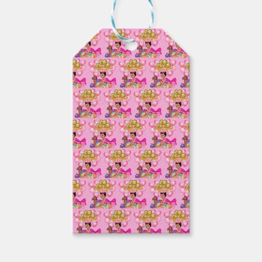Prinses in Roze Cadeaulabel (Voorkant)
