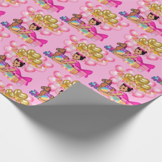 Prinses in Roze Cadeaupapier (Hoek)
