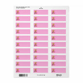 Prinses in Roze Etiket (Full Sheet)