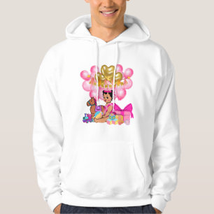 Prinses in Roze Hoodie