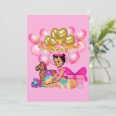 Prinses in Roze Menu (Staand voorkant)