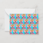Prinses in Roze Notitiekaartje (Voorkant)