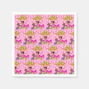 Prinses in Roze Servet