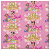 Prinses in Roze Stof (Swatch)