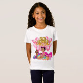 Prinses in Roze T-shirt (Voorkant volledig)