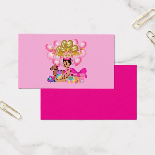 Prinses in Roze Visitekaartje (Kantoor)