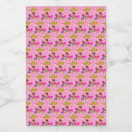 Prinses in Roze Voedselcontainer Etiket (Enkel label)