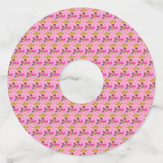 Prinses in Roze Wijnglaslabel (Voorkant)