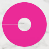 Prinses in Roze Wijnglaslabel (Achterkant)