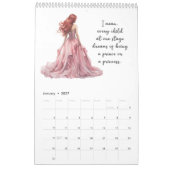 Prinses Inspiraties Kalender (Jan 2027)