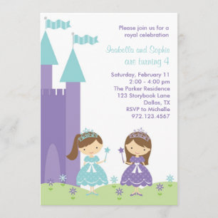 Prinses Invitation Kaart