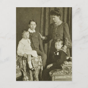 Prinses Irene van Hessen en prinsen van Pruisen 19 Briefkaart