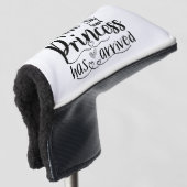 Prinses is aangekomen schattig meisje golfheadcover (3/4 voorkant)