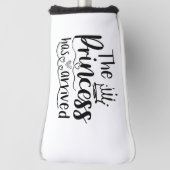 Prinses is aangekomen schattig meisje golfheadcover (Draai 90)