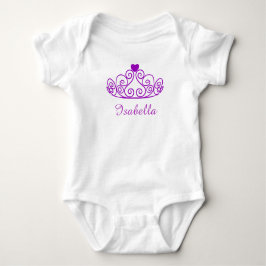 Prinses Isabella Shirt, voeg de naam van je baby t Romper