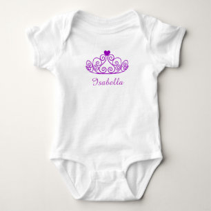 Prinses Isabella Shirt, voeg de naam van je baby t Romper