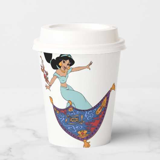 Prinses Jasmine Paper Cup Papieren Bekers (Voorkant)