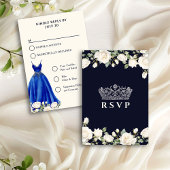 Prinses Jurk Blauw Quinceanera Menu Opties