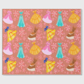 Prinses jurk inpakpapier (Vlak)